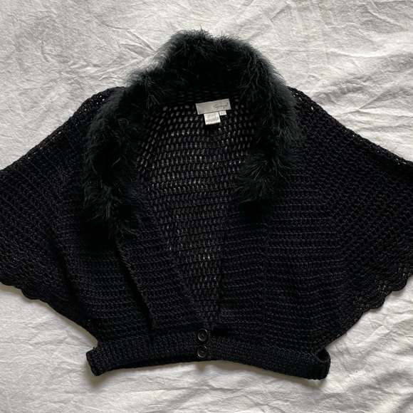 Vintage Spiegel Maribou Feather Shrug - Picture 4 of 11
